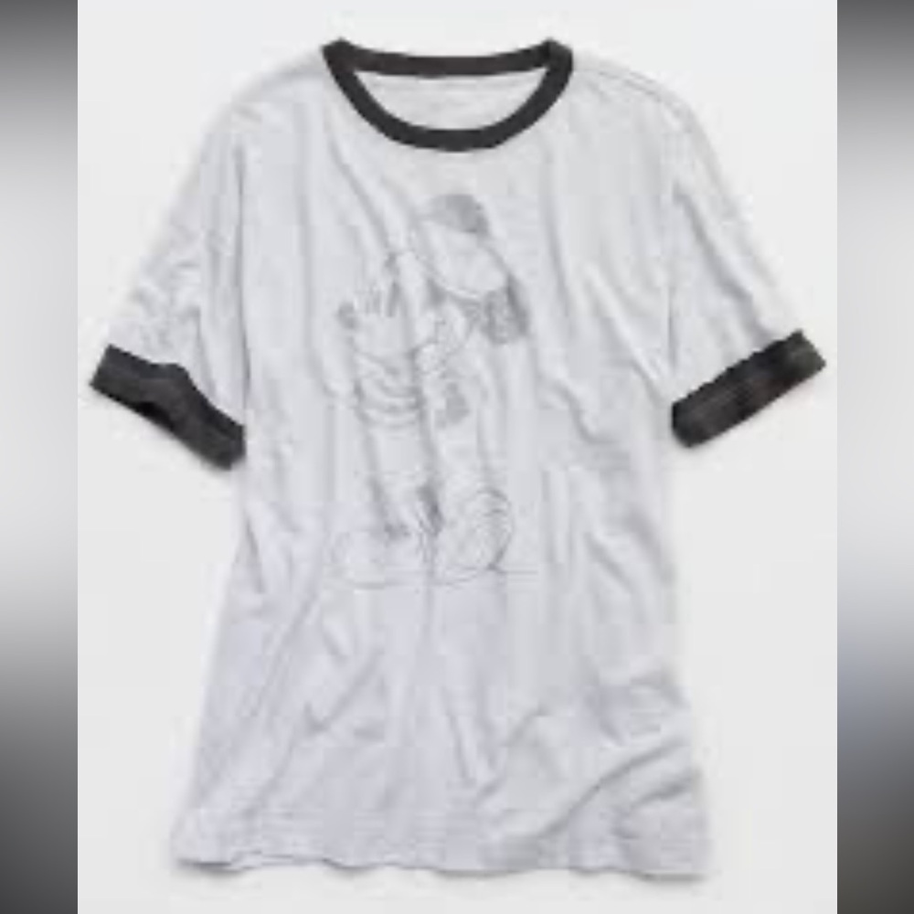 Aerie oversized nautical Mickey Mouse tee - Picture 2 of 7